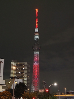 鬼滅の刃、煉獄さんイメージイルミネーション