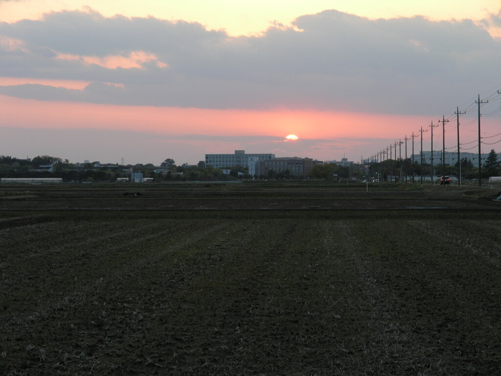 もうすぐ暗くなる