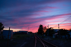 稚内の夕陽