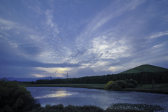 モエレ沼公園の夕焼け