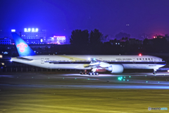 中国的空港夜景