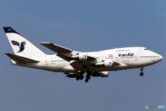 イラン航空　ボーイング747SP(EP-IAC)