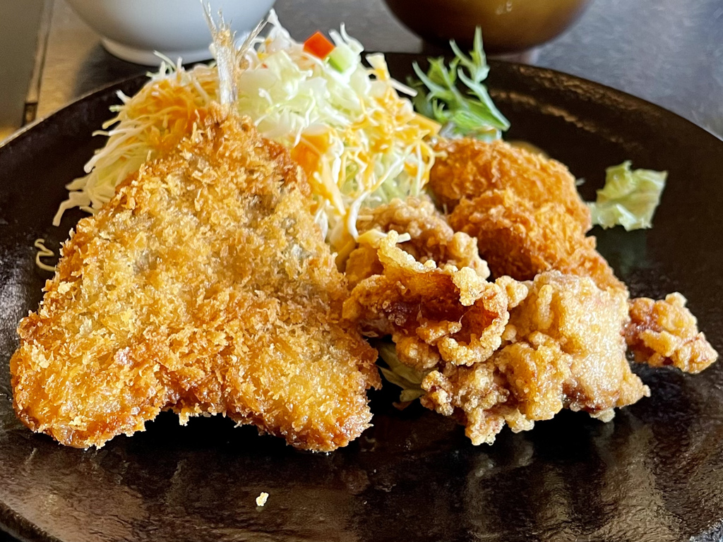 アジフライ•カキフライ•鶏唐揚げ