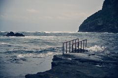 済州島　城山日出峰にて