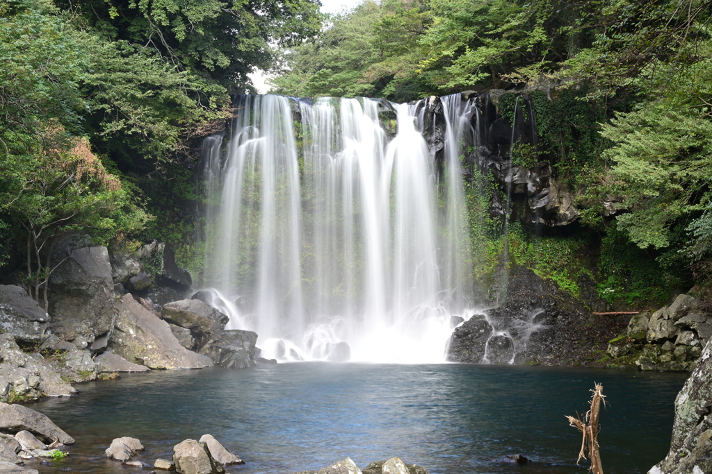 済州島　天帝淵瀑布