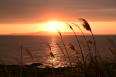 西表島に沈む夕日