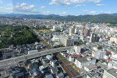 山形駅にて