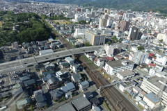 山形駅にて