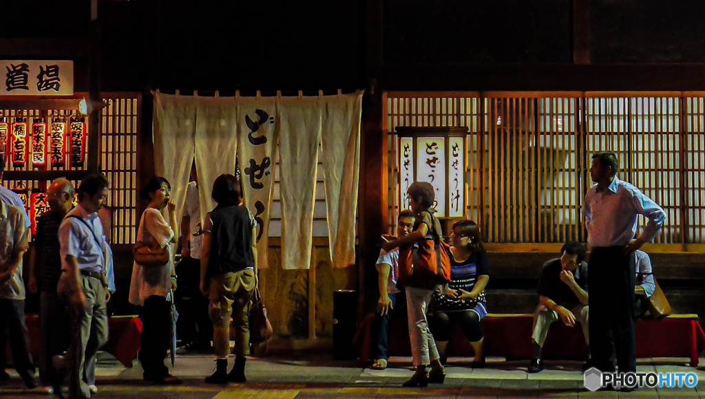 夏の夜の会話
