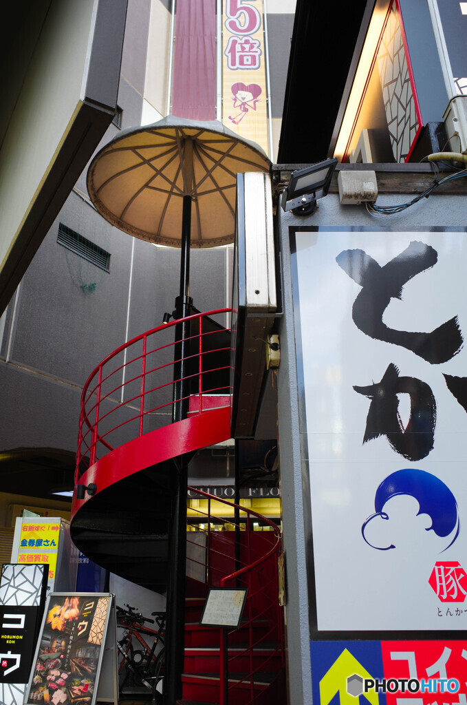 街中の一隅