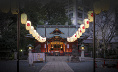 年の瀬の神社