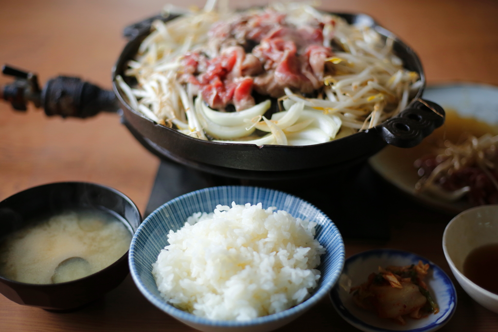 一人ぼっちのジンギスカン定食