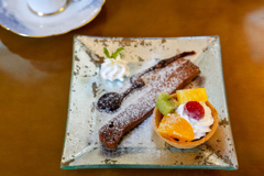 お姫様のケーキセット