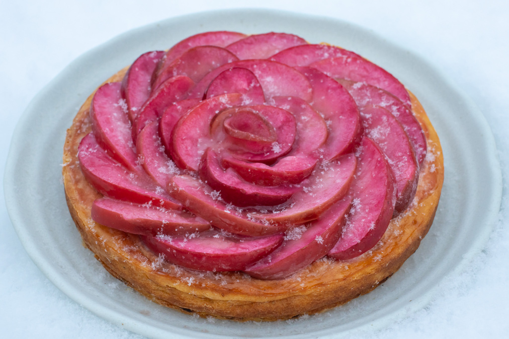 林檎サツマイモベイクドチーズケーキ