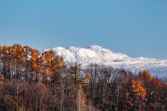 部屋の窓から見える日本100名山