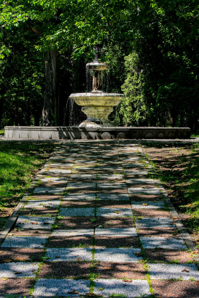 公園の噴水