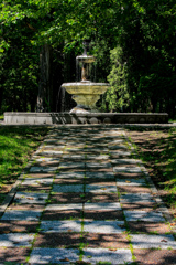 公園の噴水