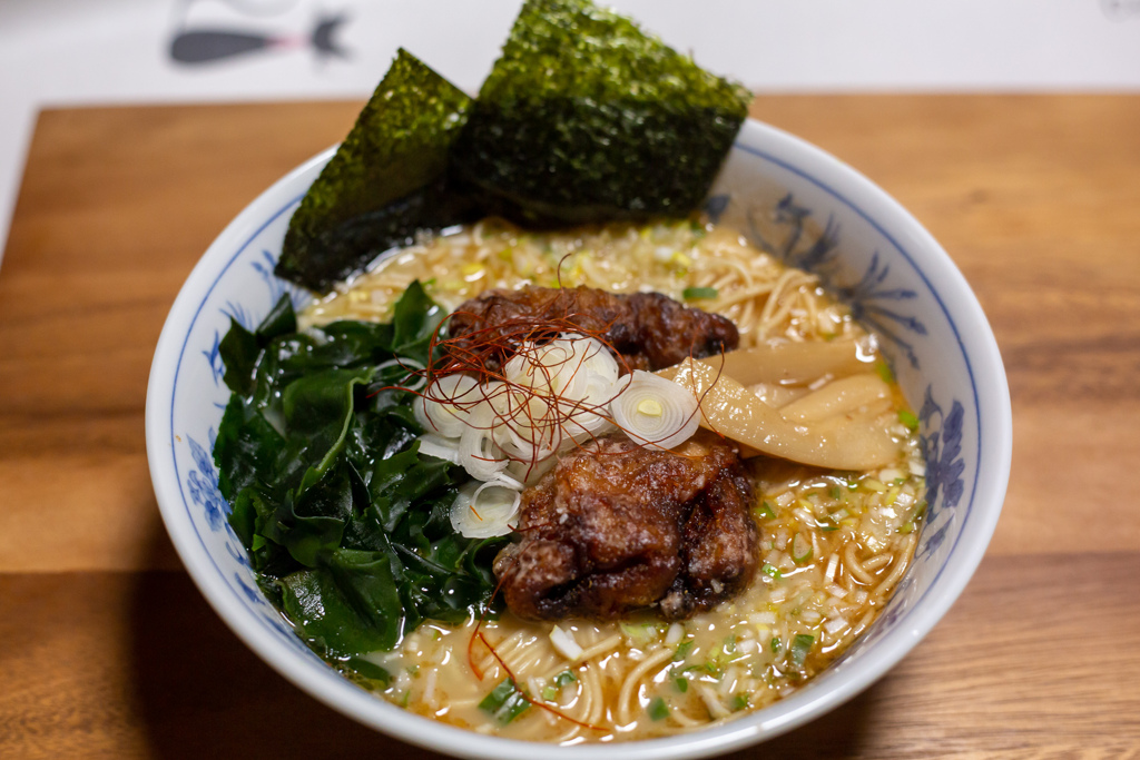 熊本桂花　ネギザンギラーメン