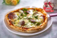 強風吹雪の爺ちゃんの昼ご飯