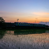 夕暮れの富良野線