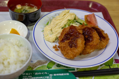 コロッケ定食