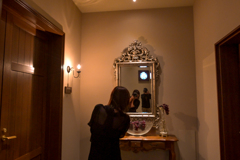 化粧室の鏡台