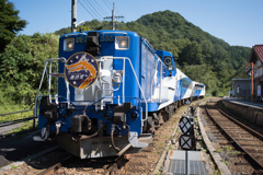 島根県木次線出雲坂根駅 トロッコ列車