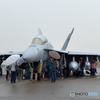 戦闘機で雨宿り(^_^)　@厚木基地