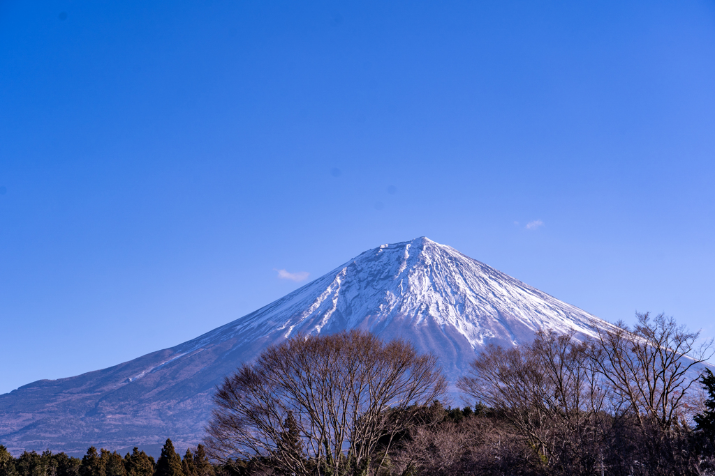 青天に