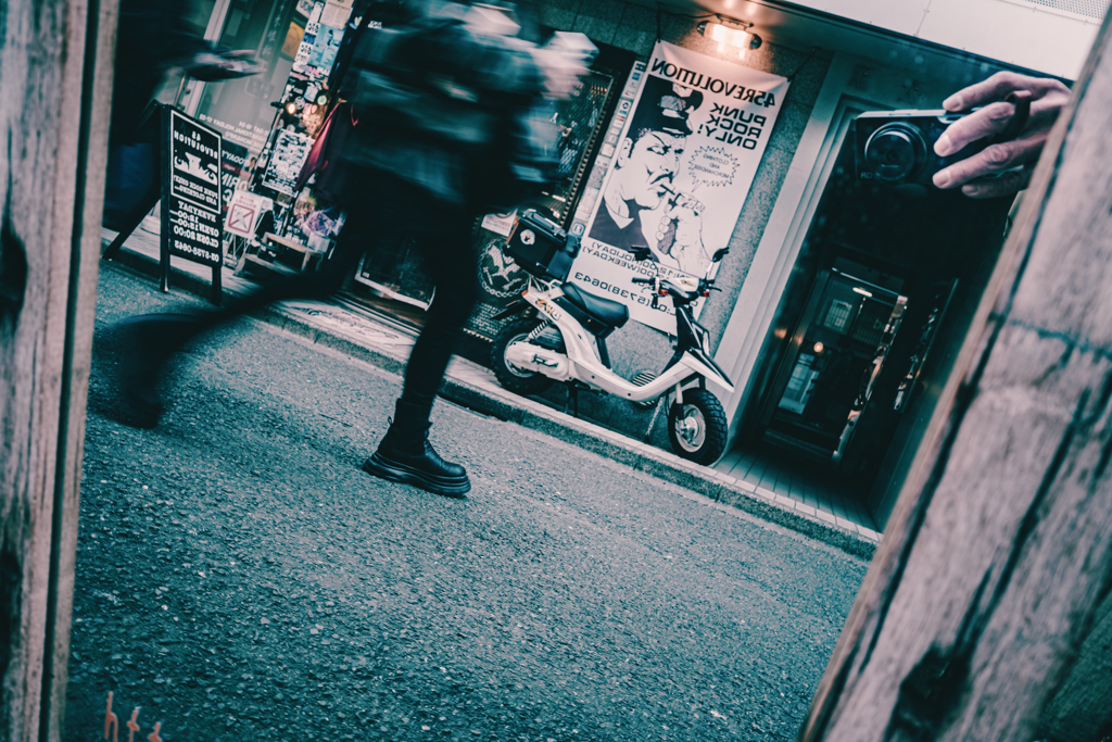 Reflected in the mirror