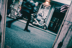 Reflected in the mirror