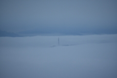 雲海の中に・・・