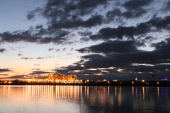 夜明けの葛西臨海公園