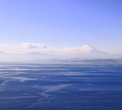 富士山と雲