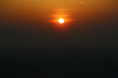 スカイガーデンからの夕日