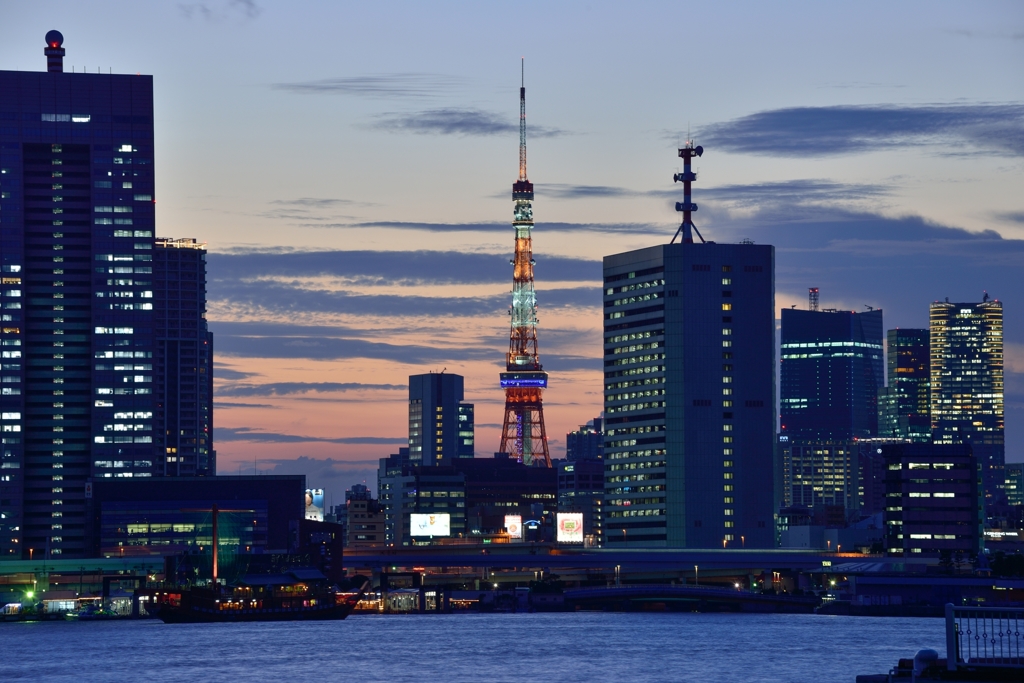 「晴海夕景」Ｎ527