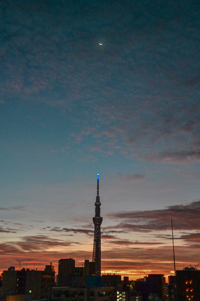 「夜明け」