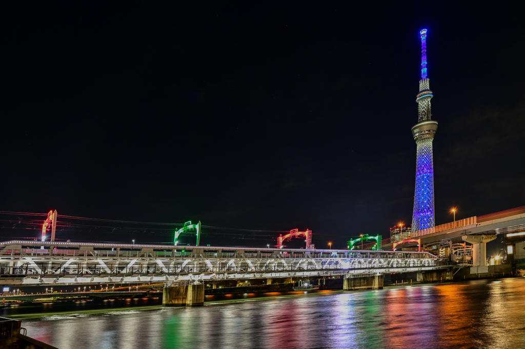 東京スカイツリー特別ライティング