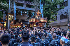 「町神輿宮入
