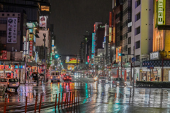 「雨降る雷門通り」DSC_4476