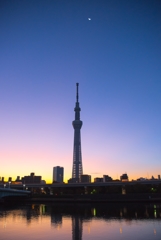 「夜明けの東京スカイツリー」DSC_1115