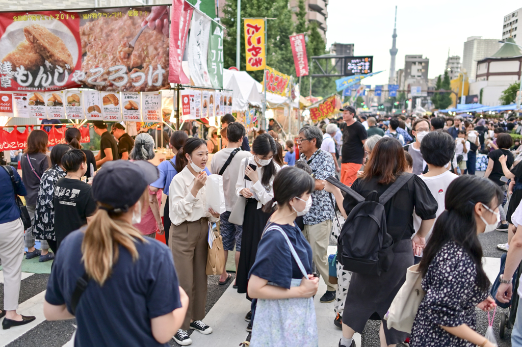 「入谷朝顔市」-5