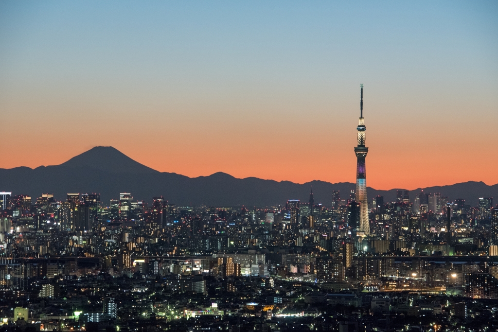 富士山と東京スカイツリーと東京タワー 3 By Yoshirou T Id 写真共有サイト Photohito