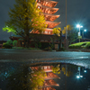 「雨上がりの浅草寺」-2