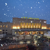 「雪降る上野駅」-１
