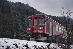冬の長良川鉄道