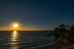 東シナ海の日没