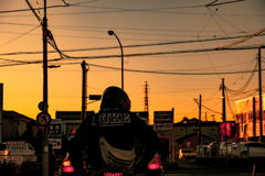 夕刻のライダー