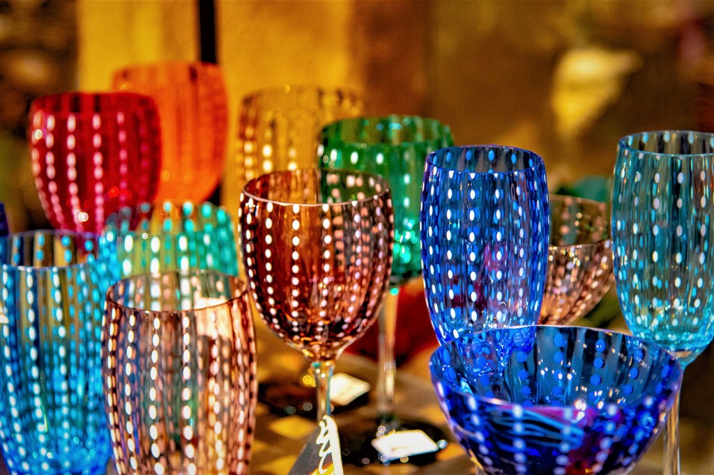Colorful glass