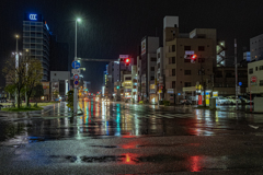 Rainy walk